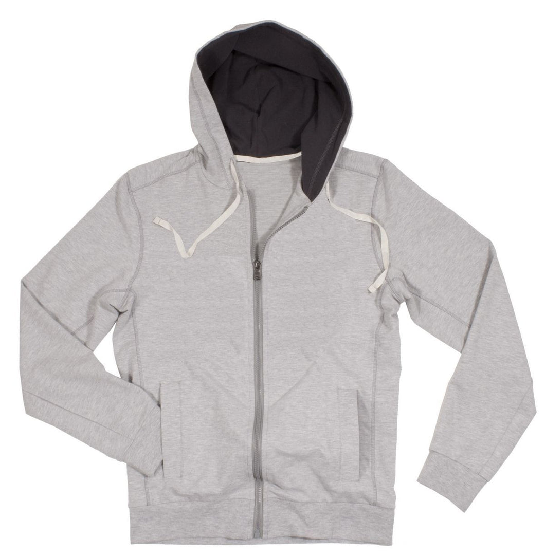 LSL Men Hoodie Zip MNM - Light Gray