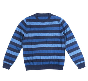 LSL Men Knitwear Heavy Stripes - Blue