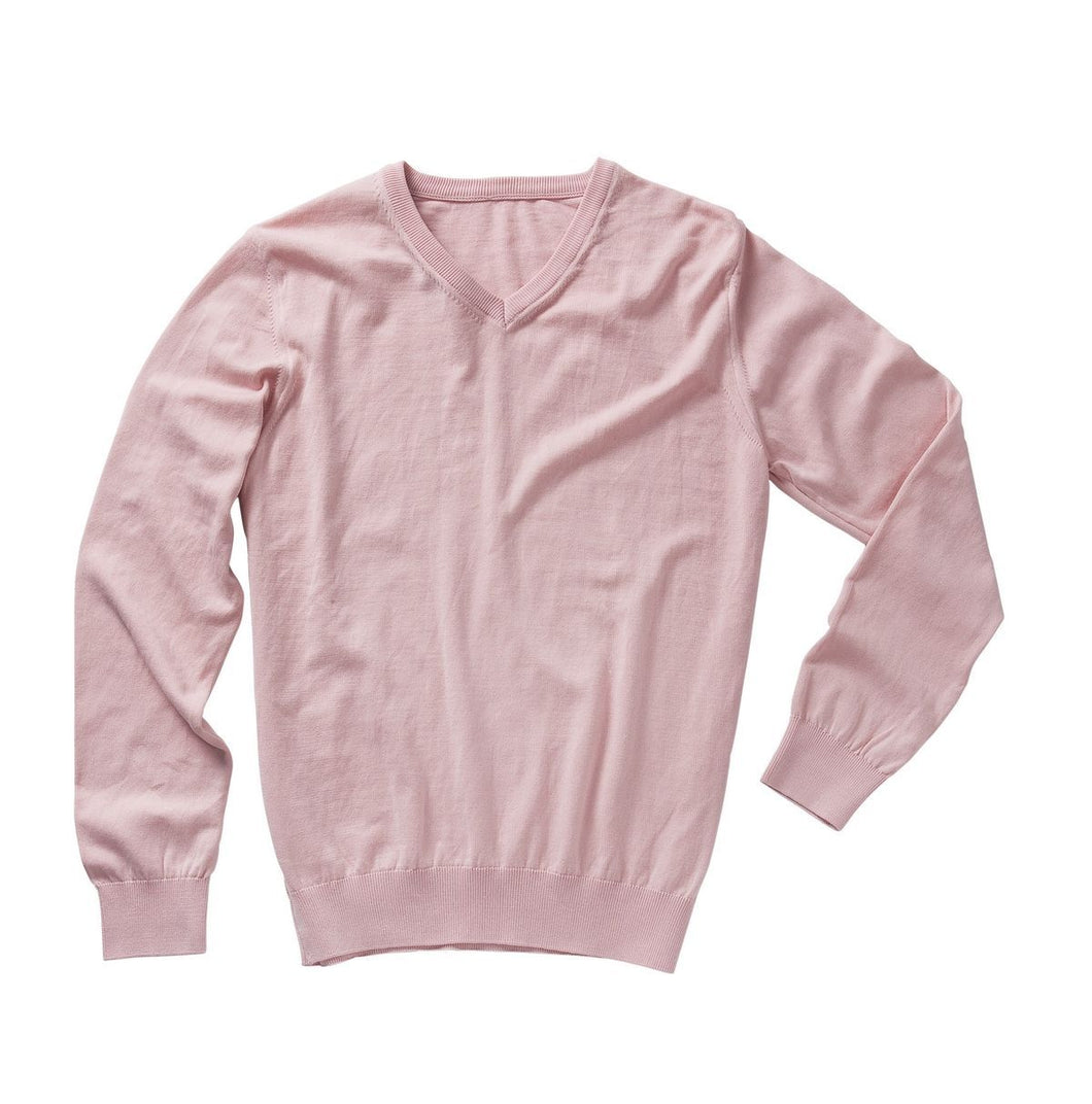 LSL Men Knitwear V-Neck - Pink