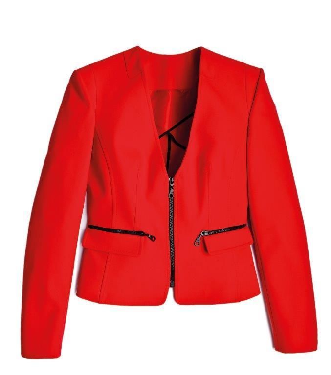 LSL Women Blazer Zip - Red