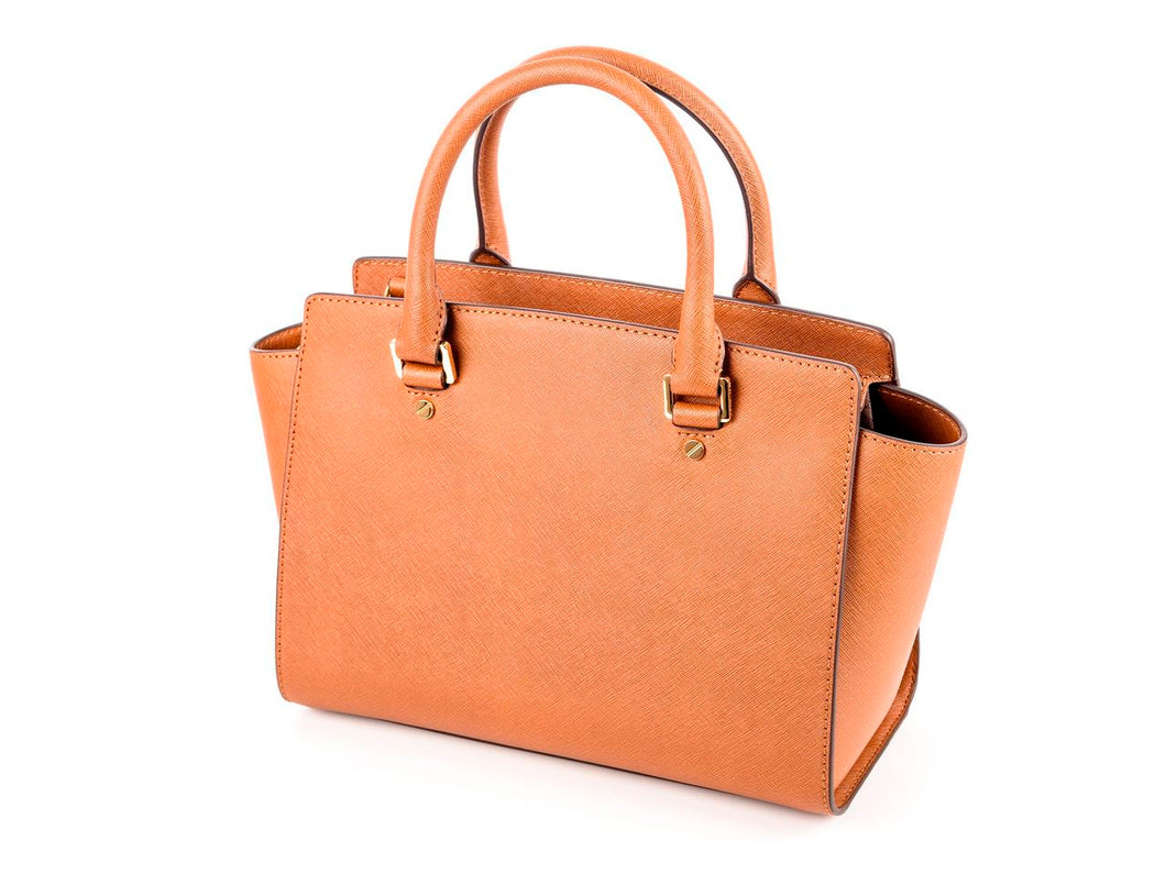 LSL Women Leather Bag Light Orange