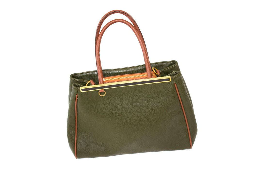 LSL Women Leather Bag Dark Green