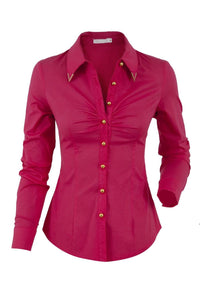 LSL Women Shirt Luxury Slim - Red