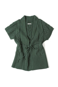 LSL Women Cardigan Short Sleeves - Green